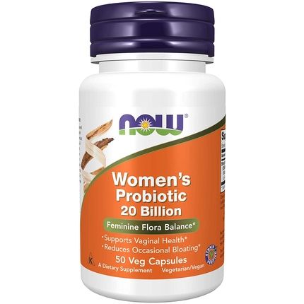 Now Women'S Probiotic 20 Billion 50 Veg Capsules