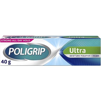Poligrip Ultra Denture Fixative Cream 40G Fresh Mint
