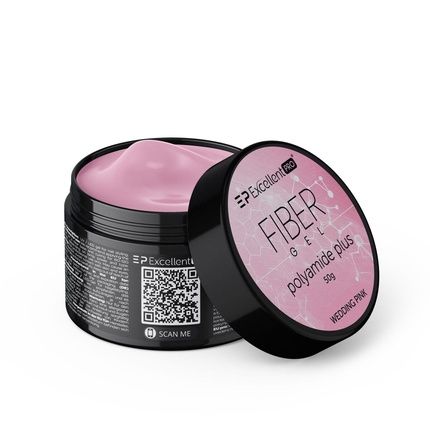 Excellent Pro Fiber Gel Polyamide Plus Building Gel Wedding Pink 50G