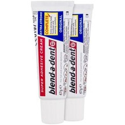 Blend-A-Dent Extra Strong Original Super Adhesive Cream 2X47Ml