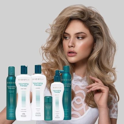 Biosilk Volumizing Therapy Hair Spray Strong Hold Volume Silk Infused 340G - Image 3