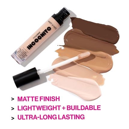 Wet N Wild Megalast Incognito Full-Coverage Concealer With Shea Butter Fair Beige - Image 3