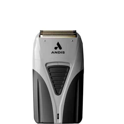 Andis Ts-2 Pro Foil Lithium Titanium Foil Shaver Cord/Cordless Smooth Shaving Light Grey/Burgundy