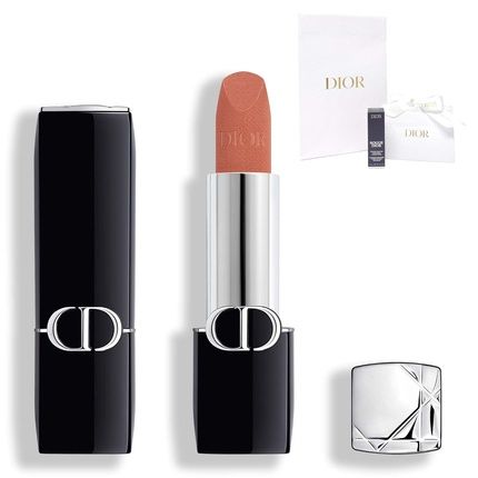 Dior Rouge Couture Colour Lipstick Floral Lip Care 200 Nude Touch Velvet