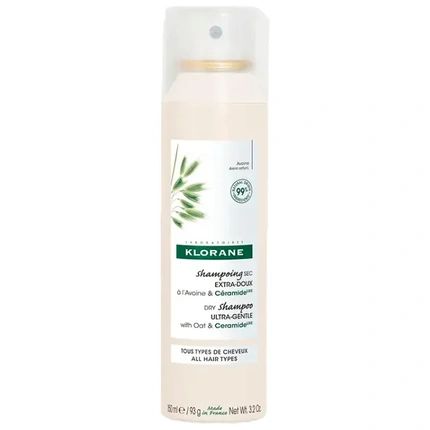 Klorane Oat Bio Dry Shampoo For Brown Hair 150Ml