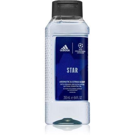 Adidas Uefa Champions League Star Refreshing Shower Gel For Men - 250 Ml