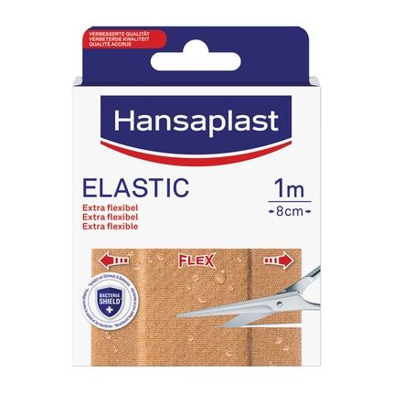 Hansaplast Elastic Plaster 1M Long Cuttable Wound Plaster Strong Adhesive