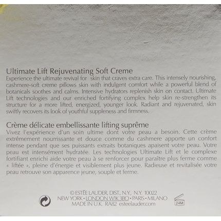 Estee Lauder Re-Nutriv Ultimate Lift Rejuvenating Cream For Women 1.7Oz - Image 3