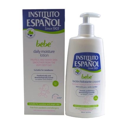 Instituto Espaol Baby Moisturizing Body Lotion 300Ml For Newborn Sensitive Skin Without Allergens