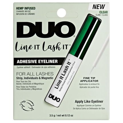 Duo Line It Lash It Clear Lash Adhesive Hemp-Infused Precision Glue Eyeliner
