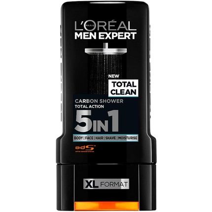 L'Oreal Paris Men Expert 5 In 1 Clean Shower Gel 300Ml