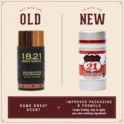 1821 Man Made Longlasting Deodorant For Men All-Day Protection Odor Control