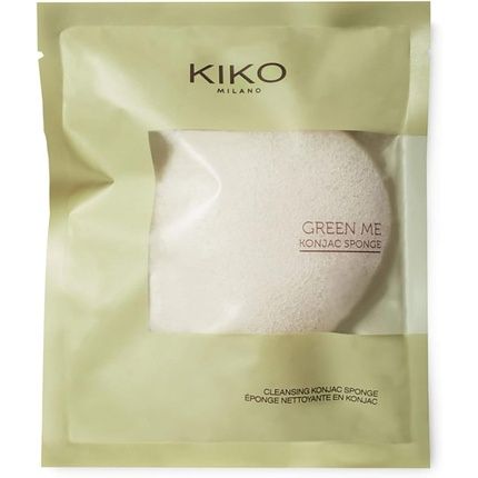 Kiko Milano Green Me Konjac Sponge Cleansing And Exfoliating Face Sponge