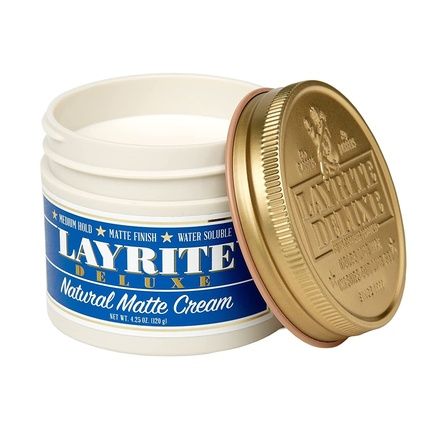 Layrite Natural Matte Cream 120G Medium Hold Water Soluble Matte Finish