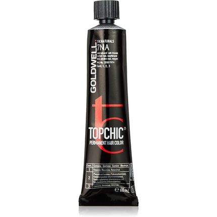 Goldwell Topchic Tb Permanent Hair Colour 7Na Mid Natural Ash Blonde 60Ml