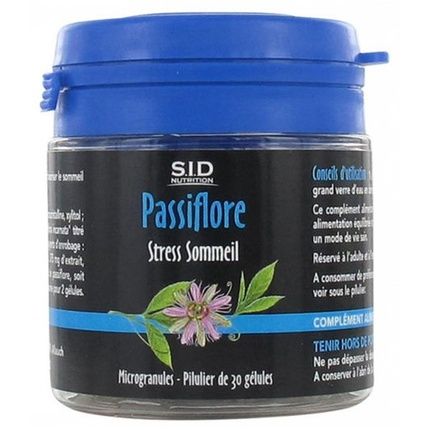 Sid Nutrition Stress Sleep Passionflower Dietary Supplement 30 Capsules