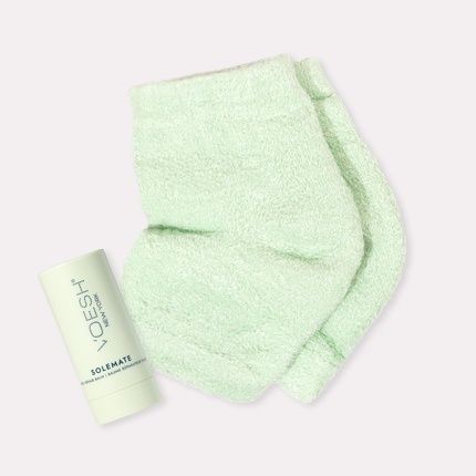 Voesh Heel Repair Duo - Solemate Heel Repair Balm & Moisturizing Heel Socks