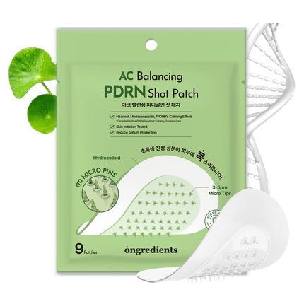 Ongredients Ac Balancing Pdrn Shot Patch - Acne Pimple Patch For Covering Pimples