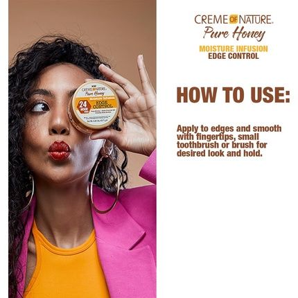 Creme Of Nature Pure Honey Moisture Infusion Edge Control 63.7G - Image 3
