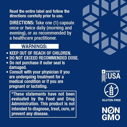 Natural Stress Relief Vegetarian Capsules 30 Count - Image 3