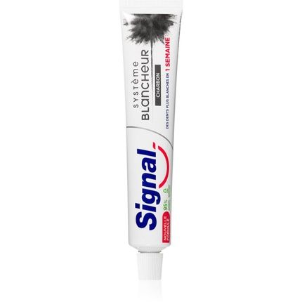 Signal White System Whitening Toothpaste - 75 Ml, Activated Charcoal