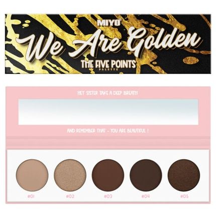 The Five Points Palette Eyeshadow Palette We Are Golden 6.5G