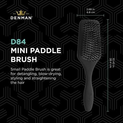 Denman Paddle Brush D84 9 Row - 1 Pack