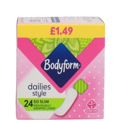 Bodyform Dailies Pantyliner So Slim - 24 Count