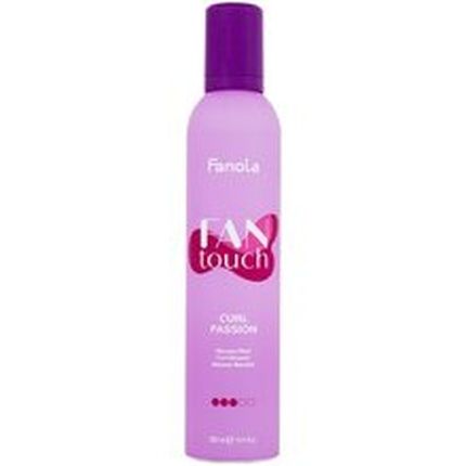 Fanola Fantouch Curl Passion Curly Hair Mousse To Discipline And Define Natural Or Permed Curls 300Ml