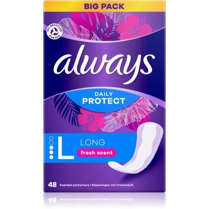 Always Daily Protect Long Fresh Scent 48Ml - Feminine Hygiene