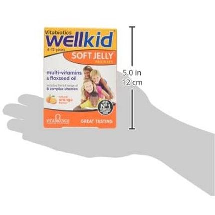 Vitabiotics Wellkid Soft Jelly Orange 30 Pastilles - Image 3