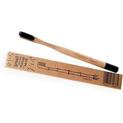 Mohani Bamboo Toothbrush Black Medium