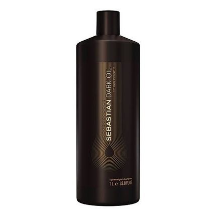 Sebastian Professional Dark Oil Lightweight Shampoo 1000Ml Nourishing Shampoo For Shine And Softness Of Hair