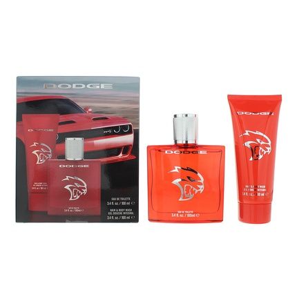 Dodge Legacy Hellcat Srt 2 Piece Gift Set Eau De Toilette 100Ml Hair & Body Wash