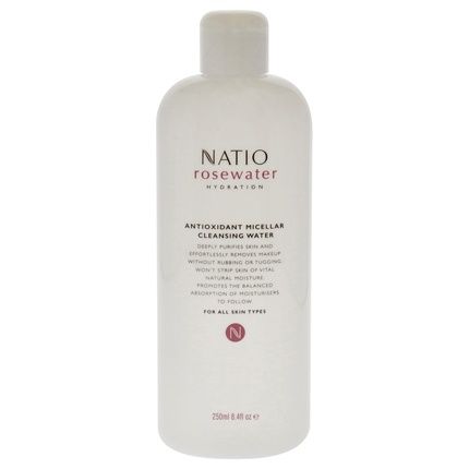 Natio Rosewater Antioxidant Micellar Cleansing Water 84 Oz Cleanser