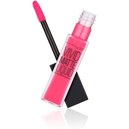 Maybelline Vivid Matte Lip Color 15 Electric Pink - Image 3