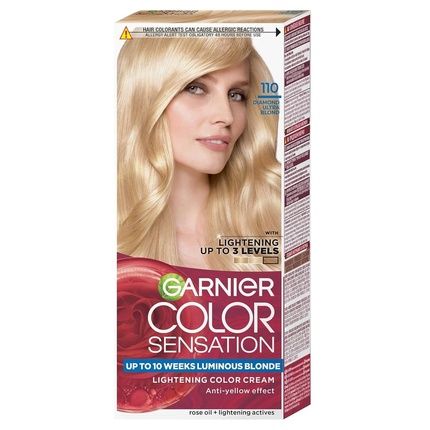 Garnier Color Sensation Permanent Coloring 110 Diamond Blond Mirror Shine