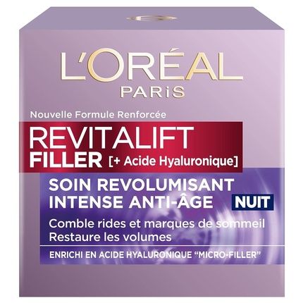 L'Oreal Revitalift Filler [Ha] Night Face Cream 50Ml