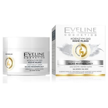 Eveline Coenzyme Q10 Nourishing Cream Strongly Regenerating For Dry And Very Dry Skin Day/Night 50Ml