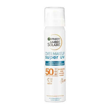 Garnier Protective Facial Mist Spf 50 Ambre Solaire Super Uv - 75 Ml