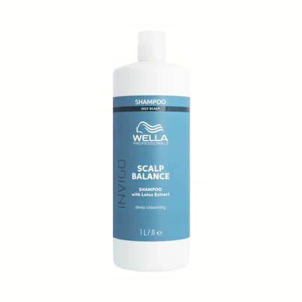Wella Professionals Invigo Scalp Balance Deep Cleansing Shampoo For Oily Scalp 1000Ml - Image 3