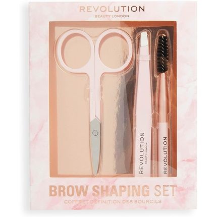 Revolution Beauty London Brow Shaping Set Eyebrow Grooming Kit