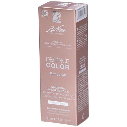 Bionike Defence Color Mat Velvet Foundation Mattifying 12H Color 402 Nude Cream