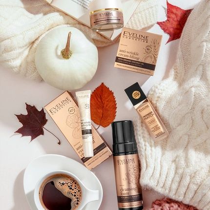 Eveline Cosmetics Organic Gold Mattifying Soothing Cream With Organic Green Tea - Image 3