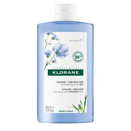 Klorane Flax Fiber Volume Shampoo 400Ml For Fine Hair Volume