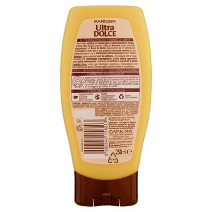 Garnier Ultra Dolce  Avocado And Karite Oil Hair Conditioner 250Ml - Image 3