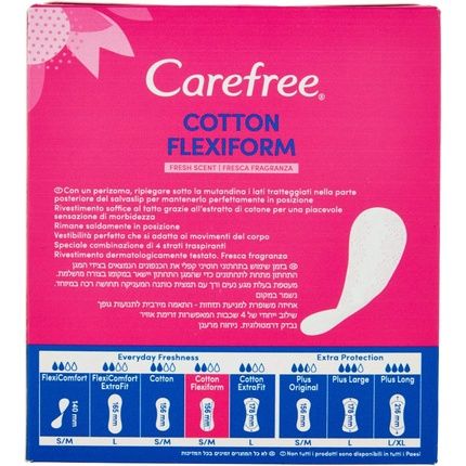 Carefree Flexiform Fresh Panty Liners 58 Pieces - Image 3