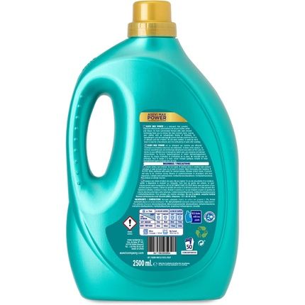Asevi Max Hypoallergenic Bio Laundry Detergent Concentrated Liquid Washing Cleanser Power 25L 50 Washes Pack Of 50