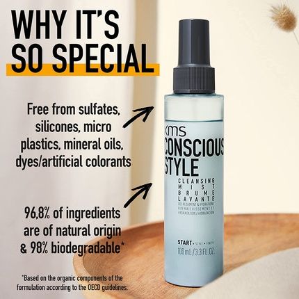 Kms Consciousstyle Cleansing Mist For Normal To Fine Hair 100Ml Clear