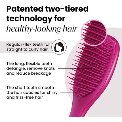 Tangle Teezer Ultimate Detangler Hairbrush Eliminates Knots And Reduces Breakage